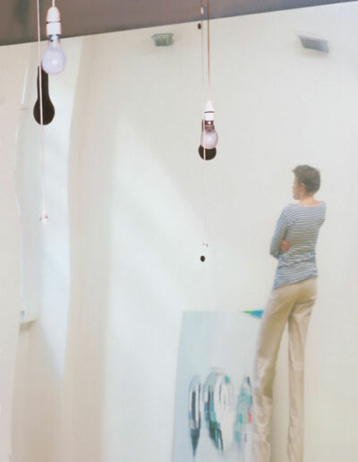 Bacons Light . 2002 . 130 x 90 cm . Öl auf Aluminium