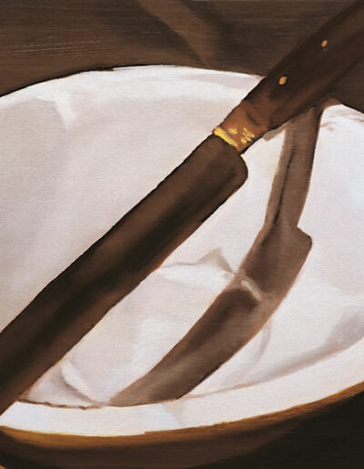 eye / Velázquez . 2004 . 40 x 55 cm . Öl auf Aluminium