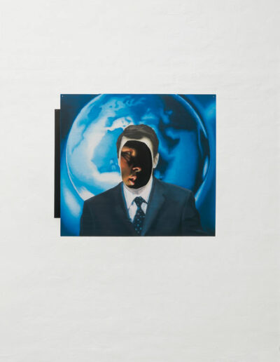 Grand Guignol . 2001 . 3 Teile . 62 x 81 x 50 cm . Öl auf Aluminium