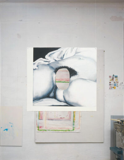 Grand Guignol . 2001 . 3 Teile . 62 x 81 x 50 cm . Öl auf Aluminium