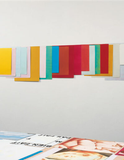 Tu´m ... aussi . 2000 . 21 teilig . 64 x 303 cm . Öl auf Aluminium