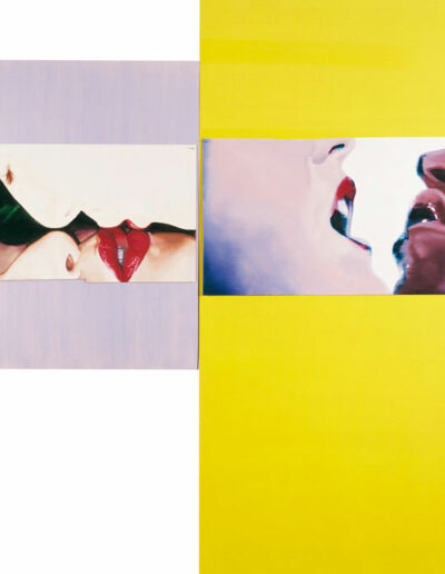 Wild at heart . 2002 . 4-teilig . 160 x 178 cm . Öl auf Aluminium