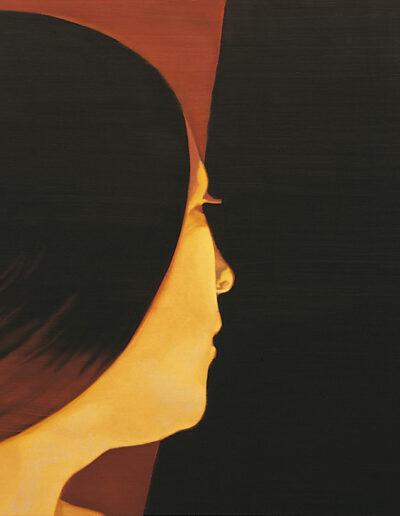woman / de La Tour . 2004 . 81 x 75 cm . Öl auf Aluminium
