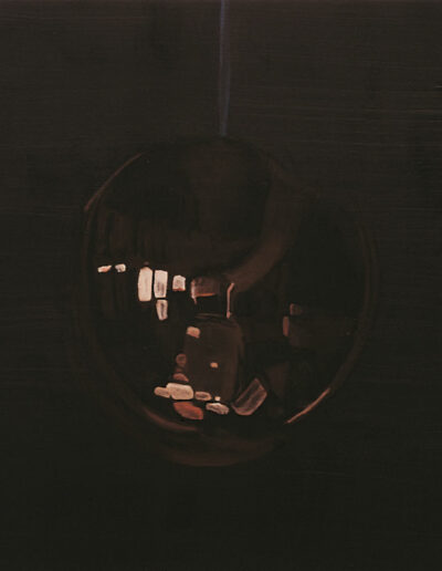 world / Vermeer . 2004 . 60 x 60 cm . Öl auf Aluminium