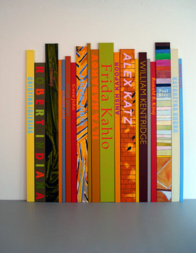 Kunstbücher (I,J,K) . 2006 . 20-teilig . 250 x 250 cm . Öl auf Leinwand