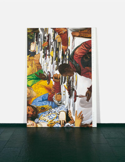 Kunstpostkarte (Veronese) . 1998 . 250 x 175 cm . Öl auf Leinwand