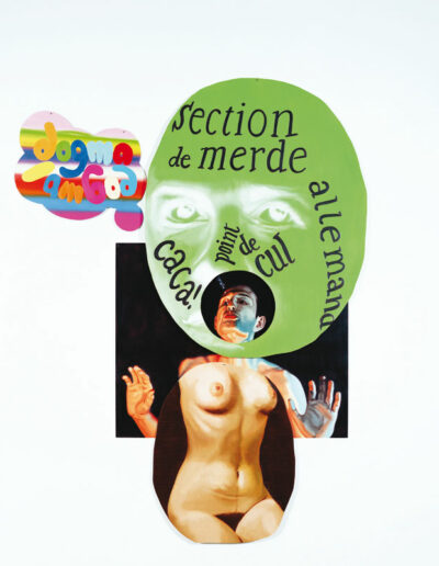 section de merde . 2005 . 4 Teile . 185 x 145 cm . Öl auf Aluminium